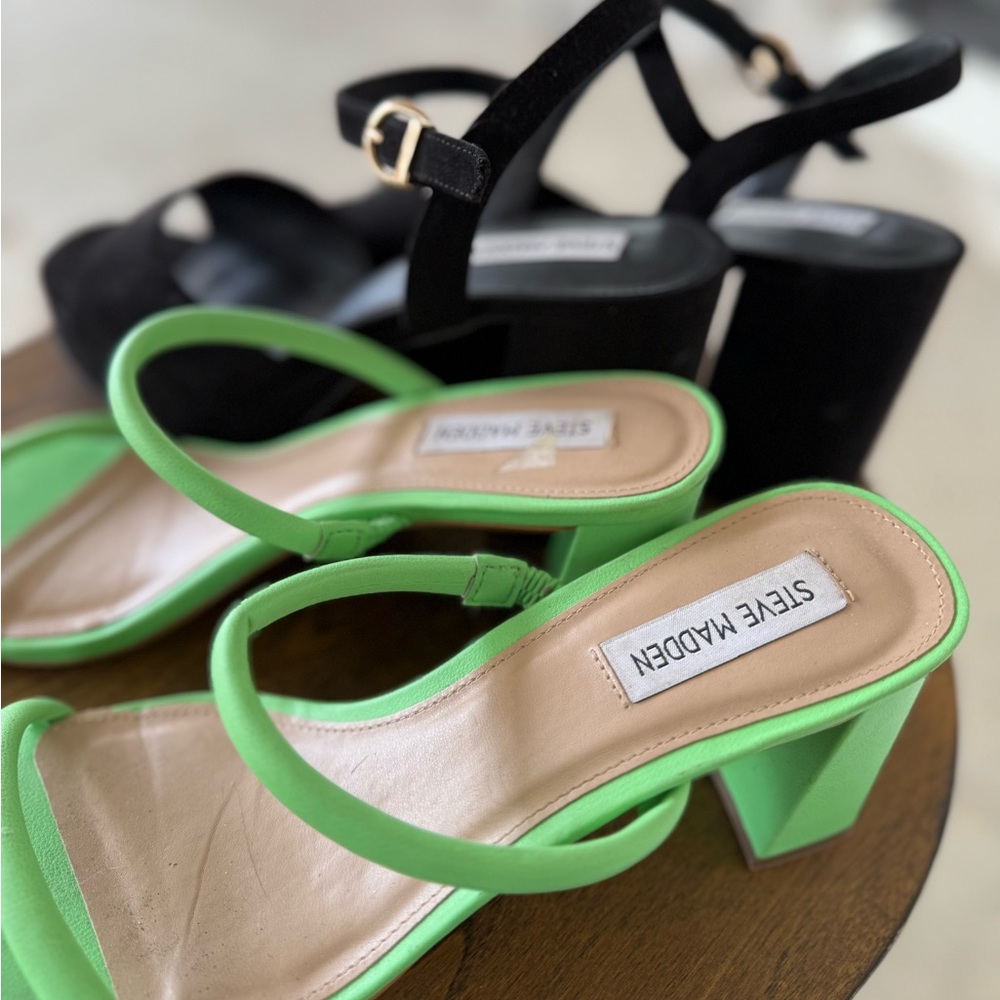 2 pairs of Steve Madden Heels